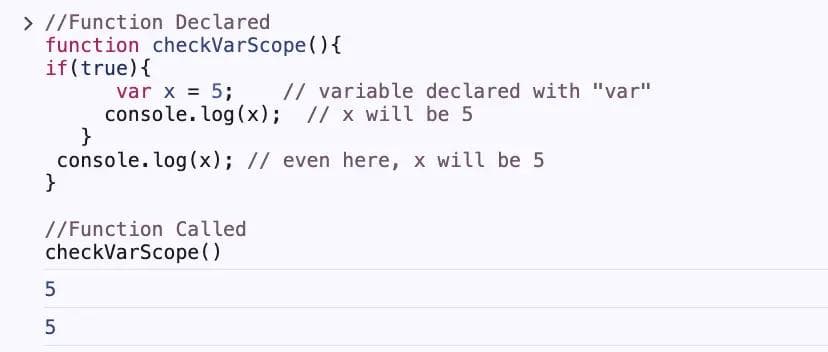 Difference between var,let and const in Javascript Blog Description Image